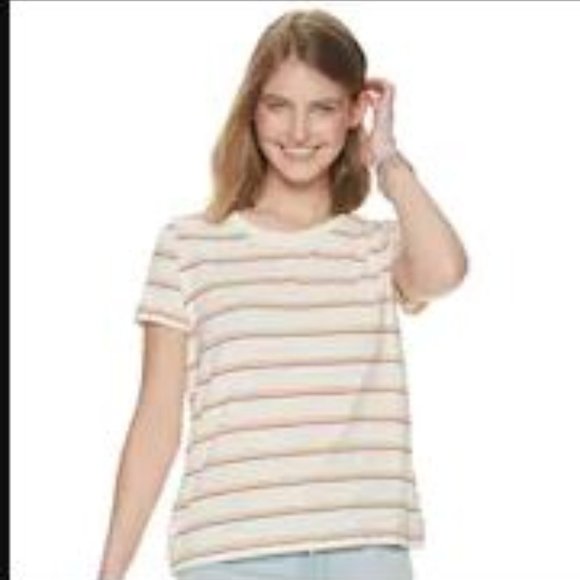 Pink Republic Tops - Pink Republic stripe tee